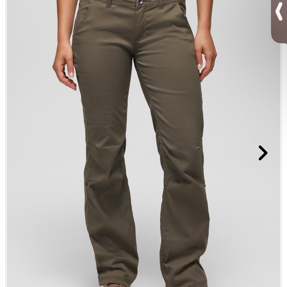 Prana Pants - PRANA Straight-Leg Utility Pants in Olive Green. SIZE 6.  So soft!
